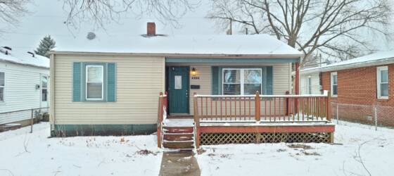 Ball State Housing Cozy 2 bed 1 Bath Home For Rent for Ball State University Students in Muncie, IN