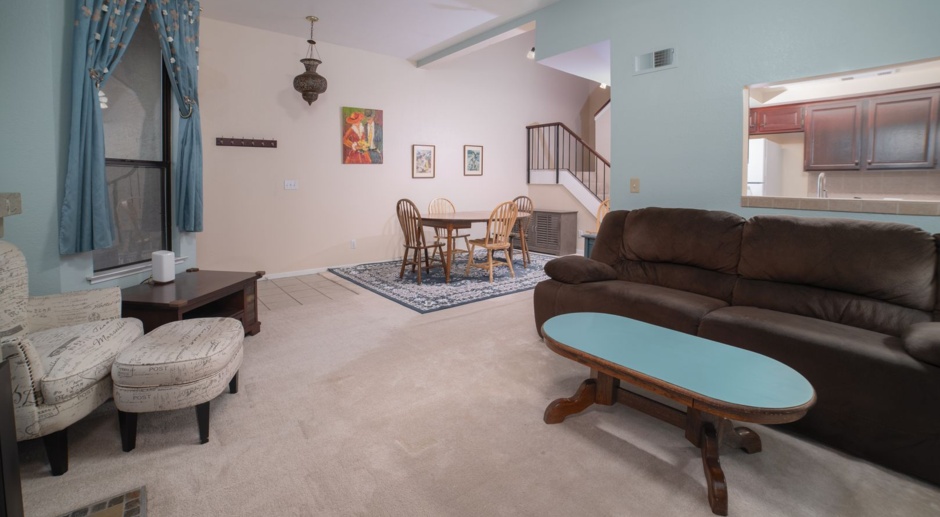FULLY FURNISHED 3/2.5 Executive Condo in Downtown Fresno (Month-to-Month Option) 