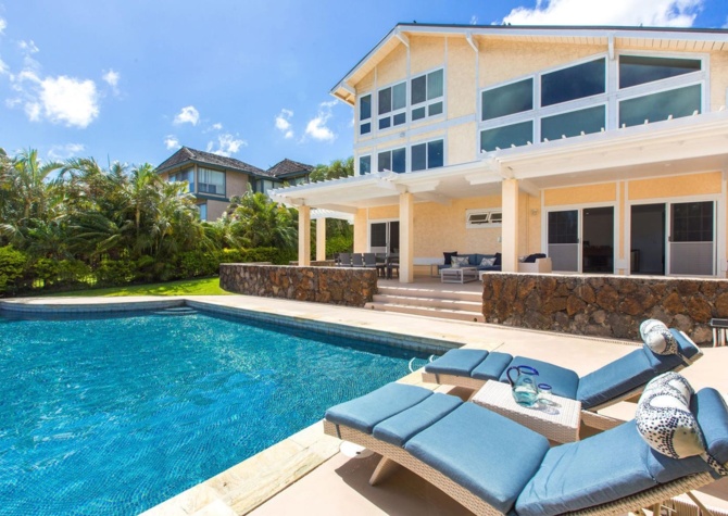 Houses Near Large Tropical Modern Home w/Pool, Ocean / Koko Head Views, & A/C.  Makani Lani