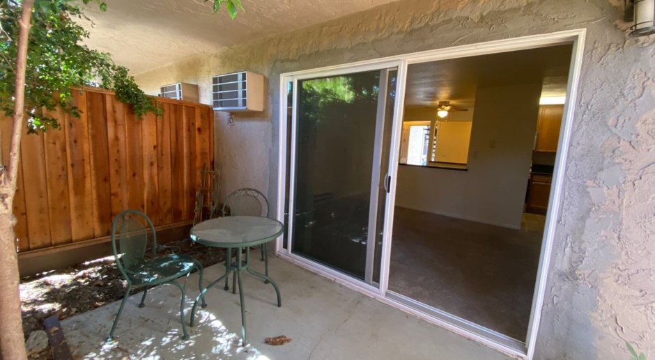 CAMPBELL - Ground level condo in gated community with garage, laundry and private patio - great location.