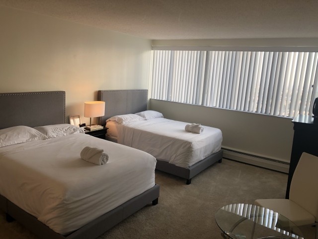 Weekly and monthly private furnished 2 bedroom high rise apartment near Brentwood & UCLA (Reduced Rates!)