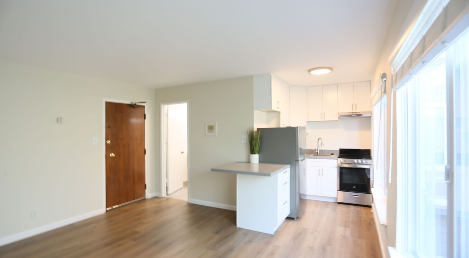 OPEN HOUSE:Tuesday(4/2)6pm-6:20pm  Newly remodeled, second floor 1BR/1BA in Noe Valley, Parking available for an add'l fee (158 Duncan Street #2)