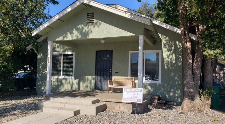  3 bed 2 bath Chico Charmer with large back yard!