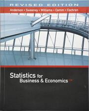 Statistics for Business & Economics, Revised