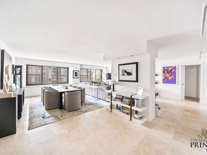 Enjoy spectacular city views and luxurious finishes in this sprawling two-bedroom, two-bathroom co-op home in the perfect Lenox Hill location.